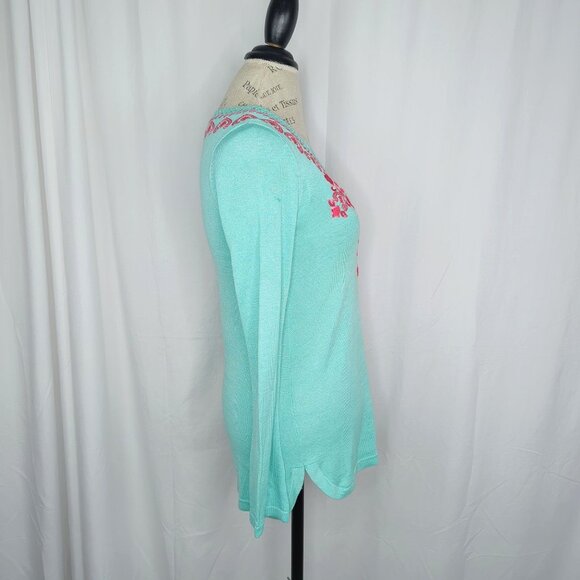 Lilly Pulitzer Knit Tunic Top Small Blue - Picture 5 of 12